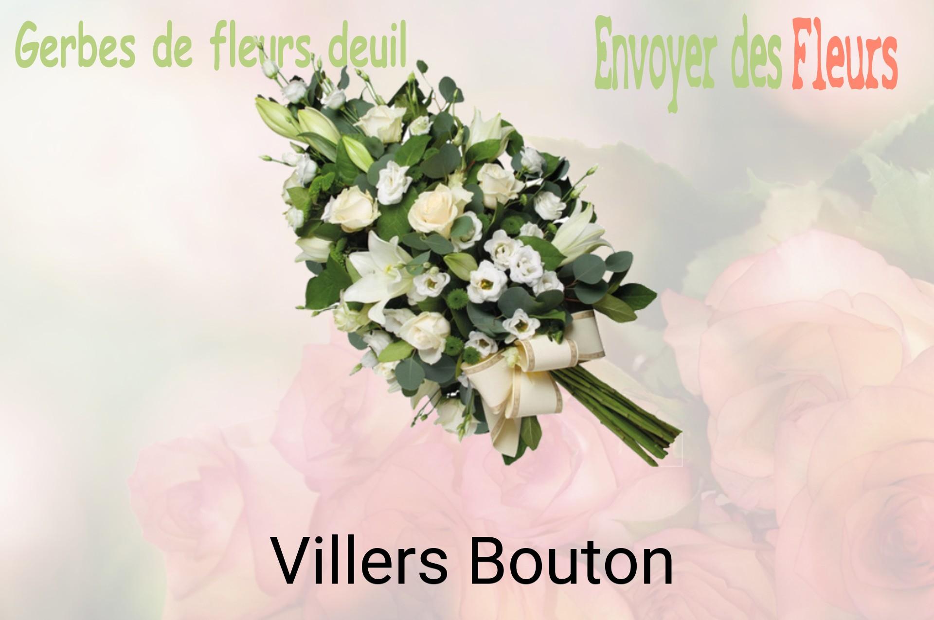 Gerbe de fleurs de deuil livrée à Villers-Bouton